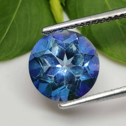 3.20 Ct Rare Natural Neptune Garden Topaz Top Grade