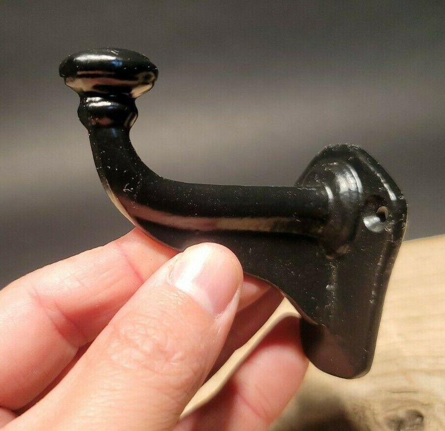 Cast Iron Industrial Wall Hook: 3" extension Such a classy reproduction wall hook! Great simple industrial iron hook. Nice solid quality! Reserve: $15.00 Shipping: Domestic: Flat-rate of $6.00 to anywhere within the contiguous U.S. 