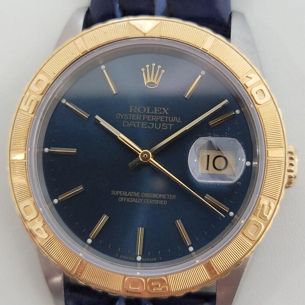 Rolex Men's Datejust Ref 16263 Turn O Graph 18k SS Automatic 1990s RJC134 (1 of 12)