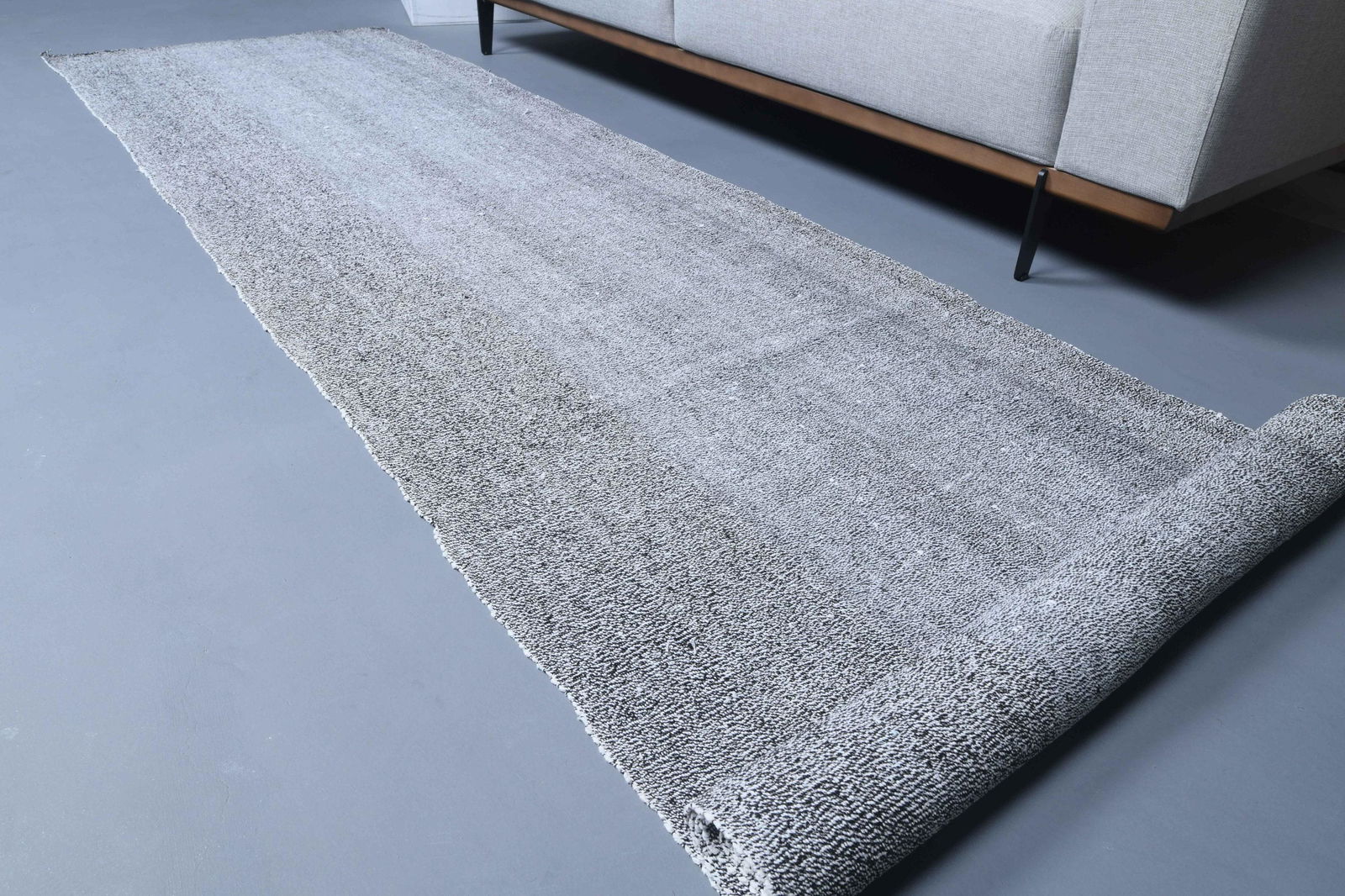 3'0 x 14'5 Ft Turkish Kilim Antique Runner Rug: Title: 3'0 x 14'5 Ft Turkish Kilim Antique Runner Rug Date/Period: 1960 - 1970 Origin: Turkey Dimension: 3'0 x 14'5 ft ║ 91x443 cm Materials: Wool and Cotton Provenance: This one-of-a-kind Vinta