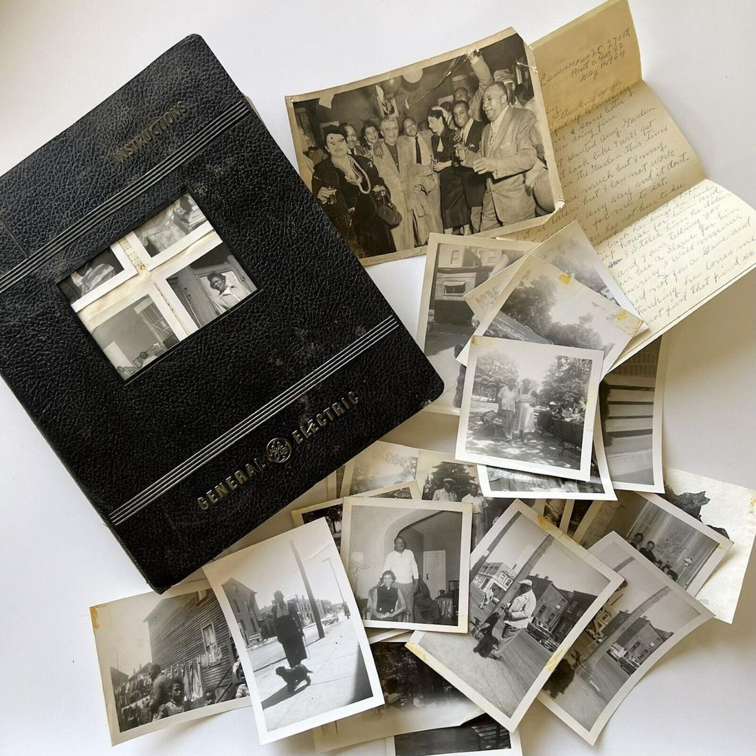 Antique African American Family Album: Title: Antique African American Family Album Author: Saby family Date: 1950s-60s Publisher: N/A Edition: N/A Additional Info: A family photo album thought to have belonged to a Saby family of Rocheste