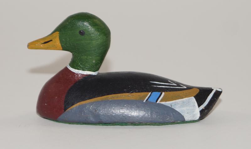Antique Mallard Duck Decoy Cast Iron Hubley Paperweight (1 of 5)