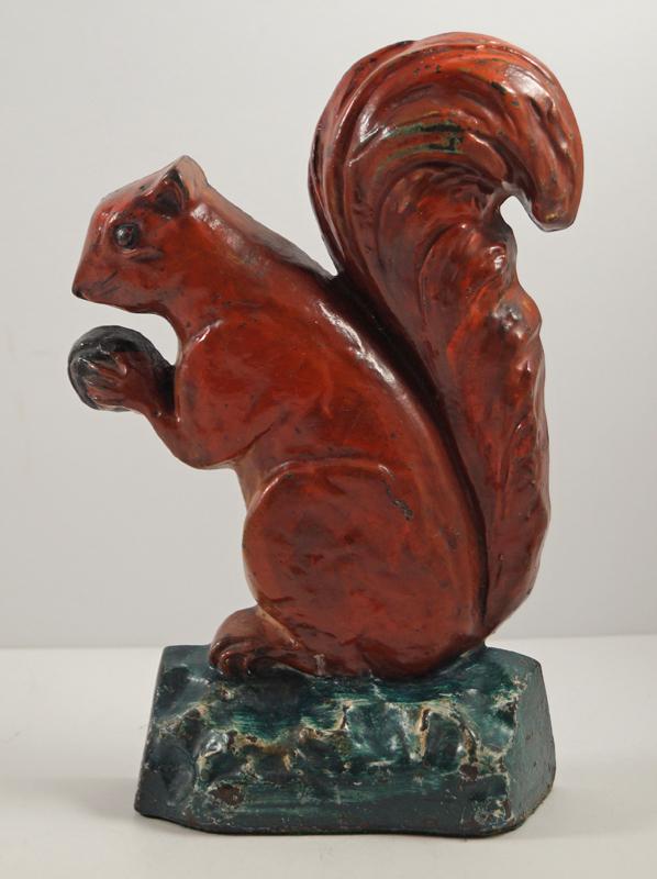Antique Squirrel Cast Iron Blodgett Doorstop (1 of 8)