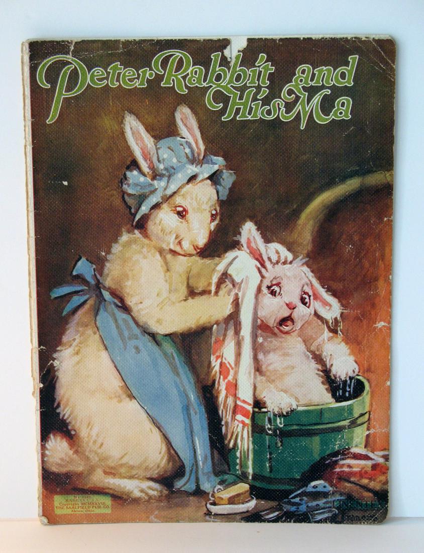 Antique children's book “Perter Rabbit”. (1 of 3)