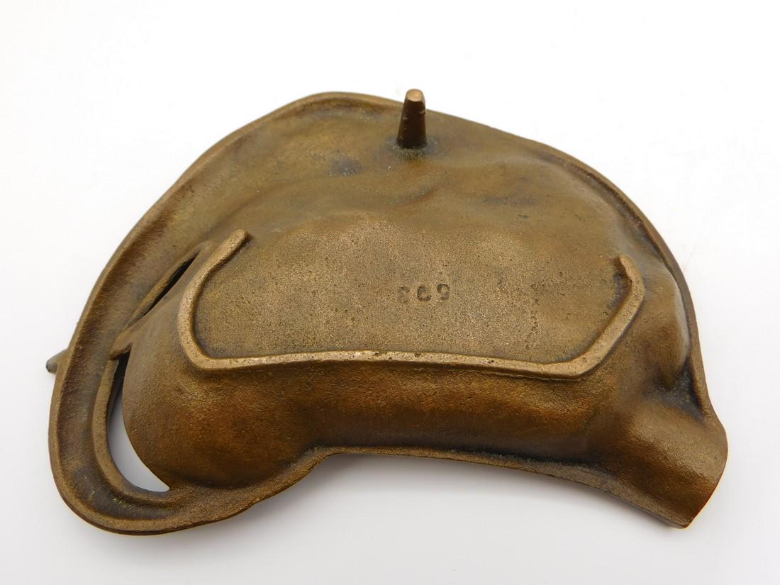 Rare ANTIQUE BRONZE ELEPHANT CIGAR ASHTRAY