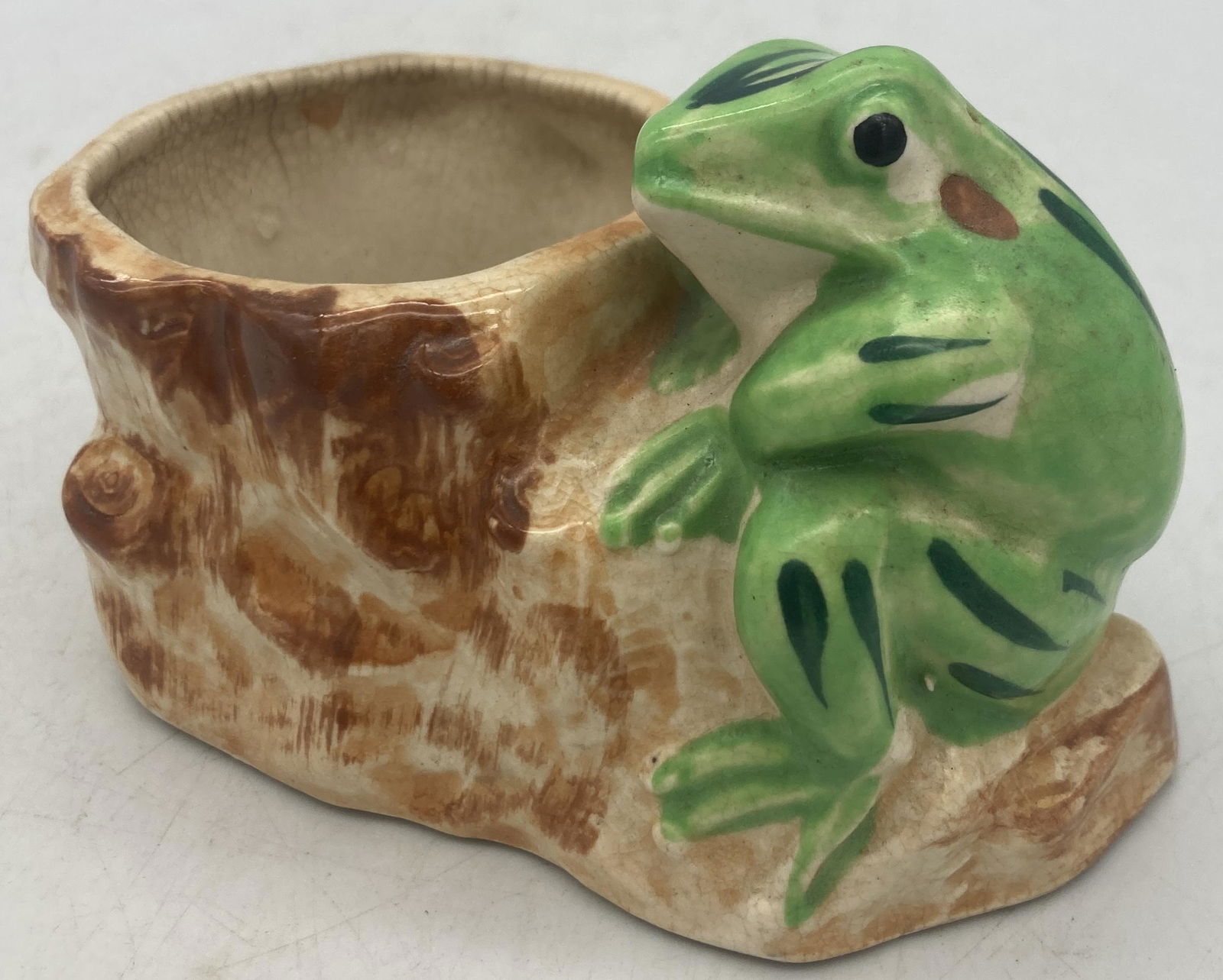 Vintage Ceramic Frog Toad Planter Made In Japan 1950's (1 of 6)