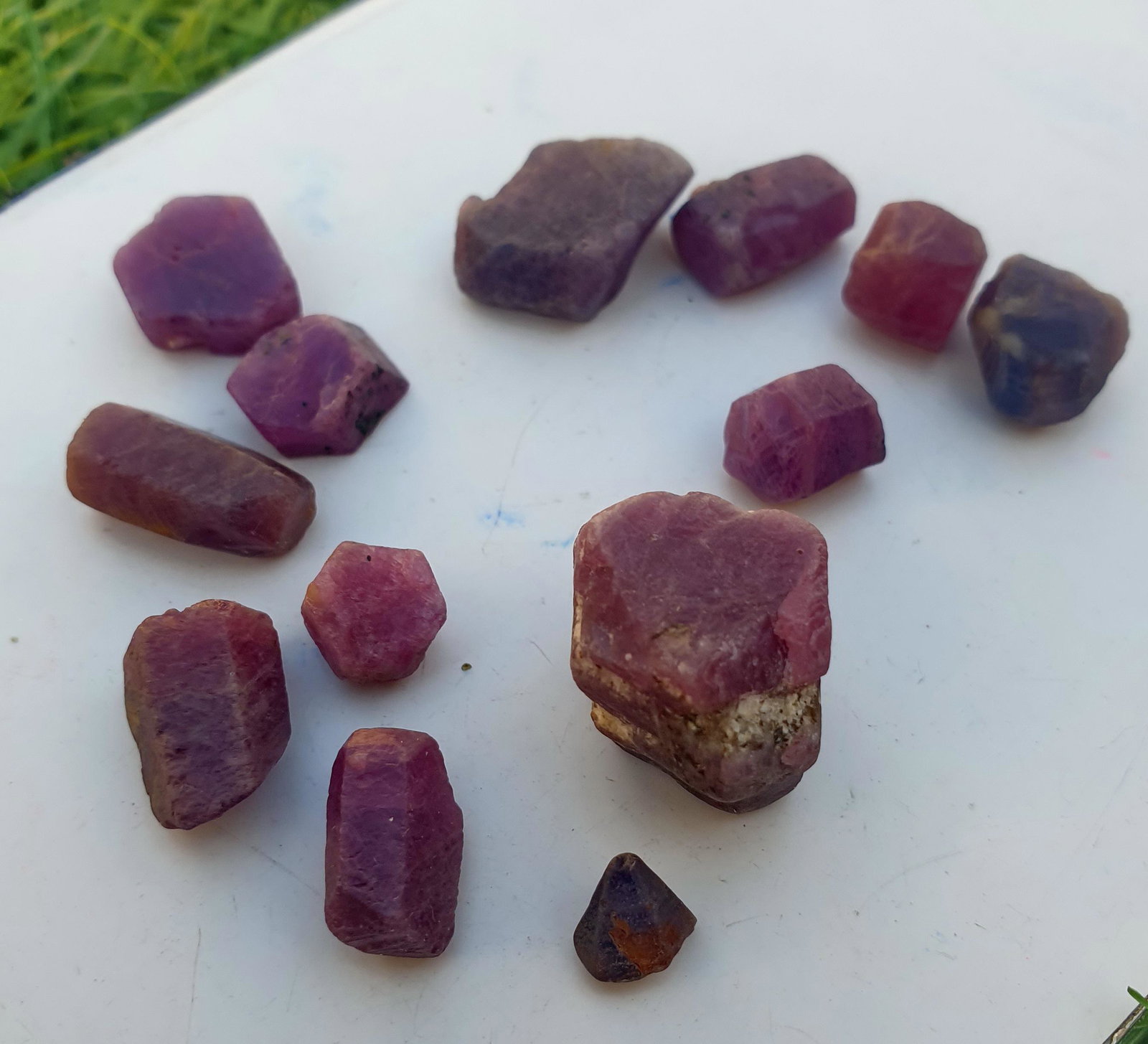 Natural & Unheated~ Pink Ruby Rough Lot (1 of 3)