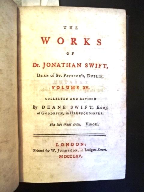 1765 Works of Jonathan Swift Sermons Japan (1 of 5)