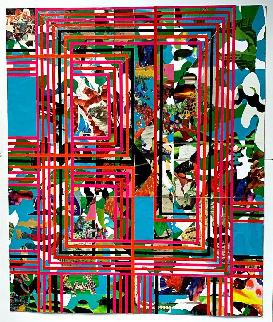 Bjorn Copeland Untitled 2008 Mixed media collage on: 2008 Mixed media collage on paperboard 35" x 26"Color collage on paperboard signed and dated verso in ink Reserve: $400.00 Shipping: Domestic: Flat-rate of $40.00 to anywhere within the contiguous U.S