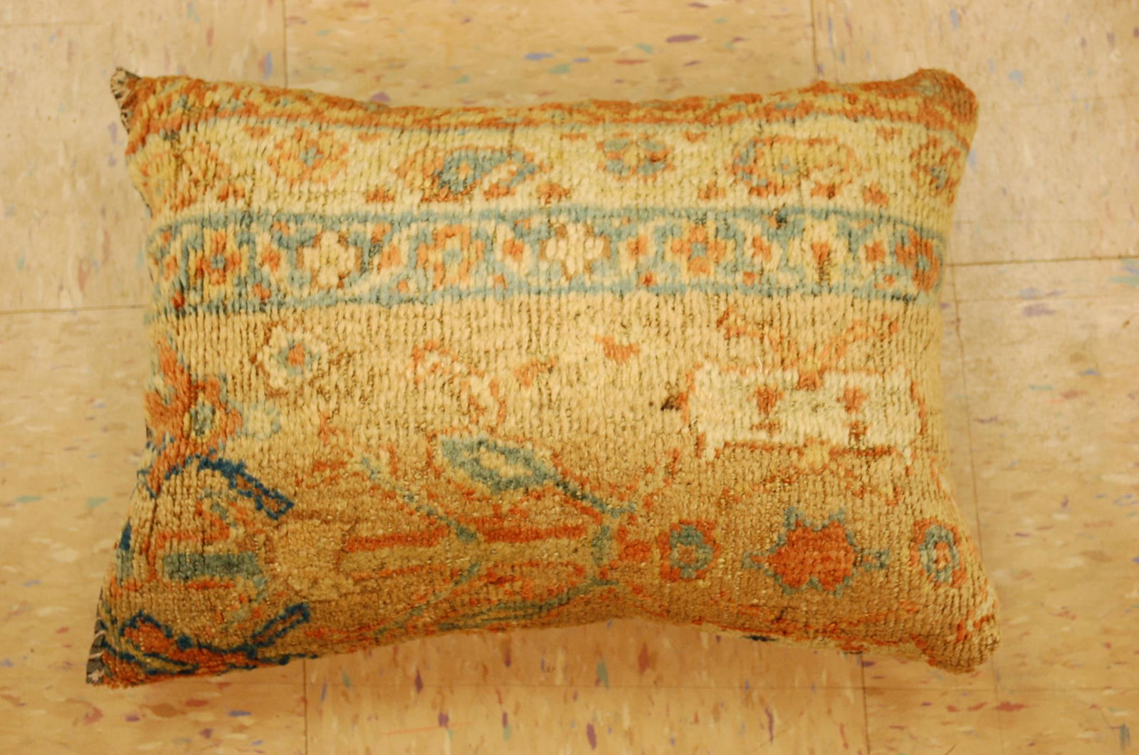 Hand-Made Caucasian Pillow Cushion Rug 1'2" x 1' 8" (1 of 4)