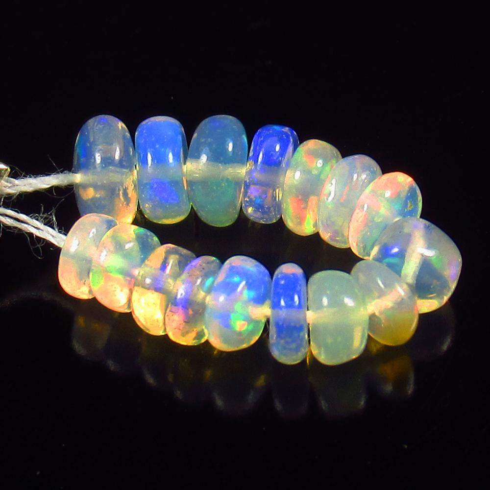 Natural Multicolor Opal Beads - 3.07 Ct (1 of 2)