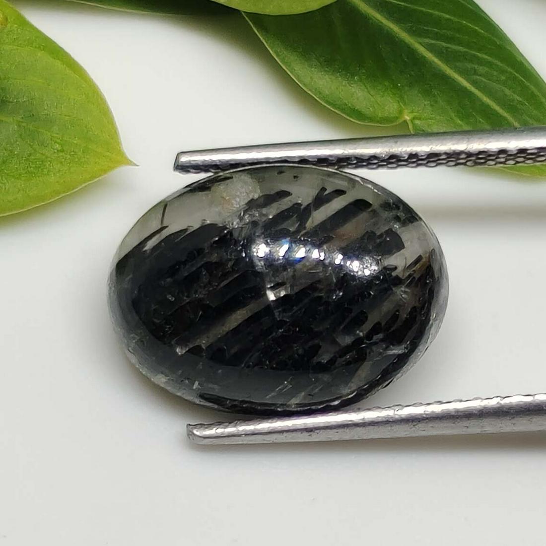 5.60 ct Natural Black Rutile Quartz (1 of 1)