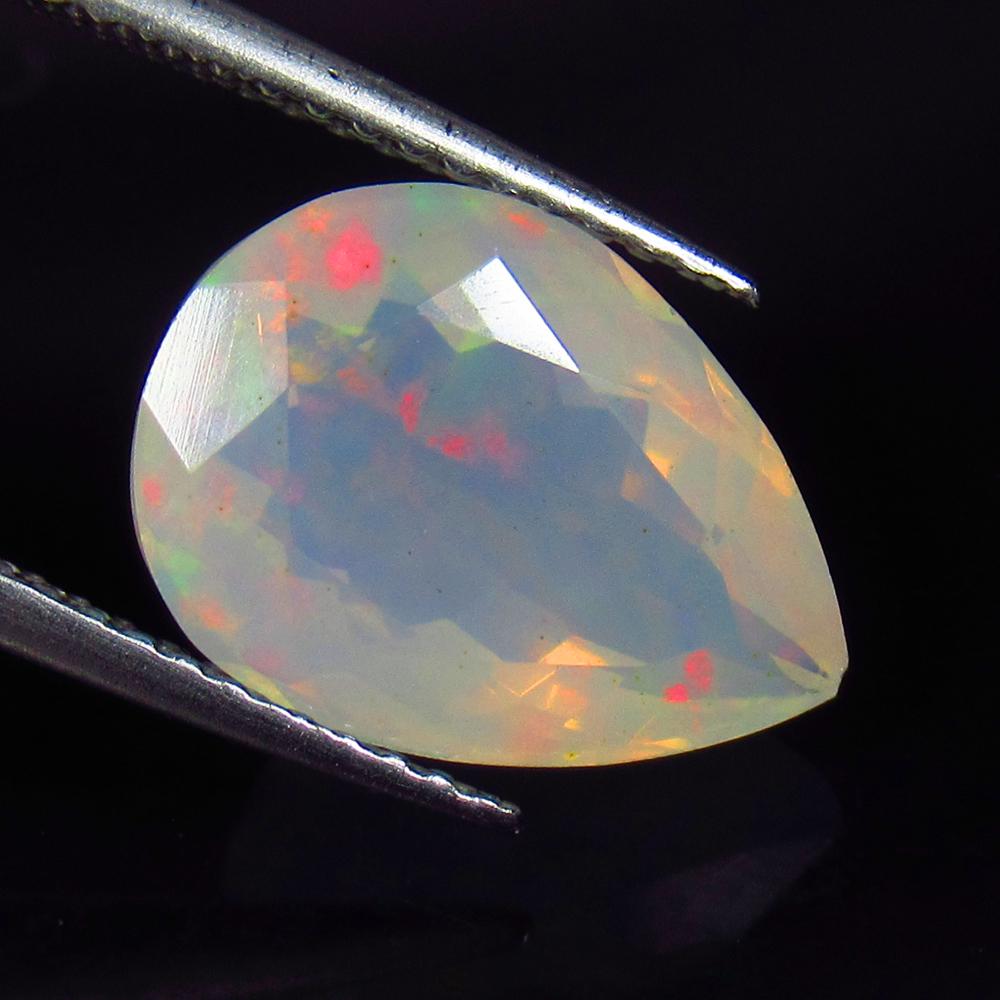 3.30 Ctw Natural Ethiopian Multicolor Opal Pear Cut: No Reserve! Title: 3.30 Ctw Natural Ethiopian Multicolor Opal Pear Cut Stone Clarity: Translucent Gemstones: Natural Opal Carat Weights: 3.3 Size/Dimensions: 13.00 x 9.40 x 6.50 mm Additional Informat
