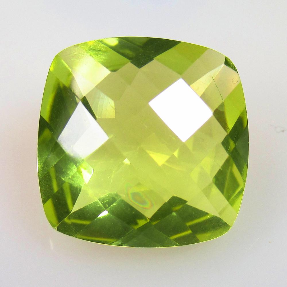 13.54 Ctw Natural Lemon Quartz Cushion Checkerboard Cut: No Reserve! Title: 13.54 Ctw Natural Lemon Quartz Cushion Checkerboard Cut Stone Clarity: VVS Gemstones: Natural Lemon Quartz Carat Weights: 13.54 Size/Dimensions: 15.80 x 15.80 x 9.00 mm Additional I