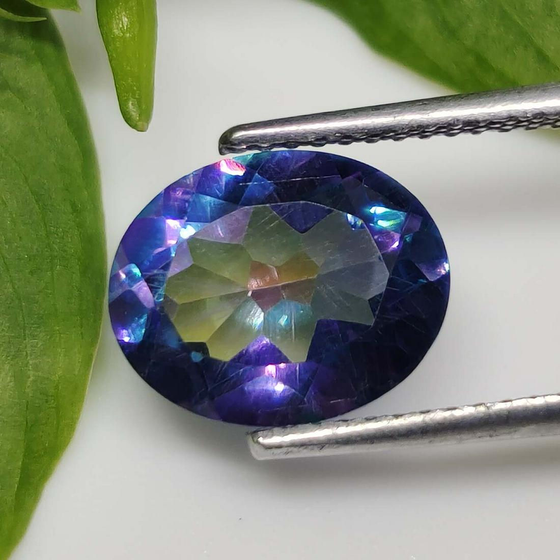 2.50 ct Rare Natural Flower Petal Topaz-Top Grade (1 of 2)