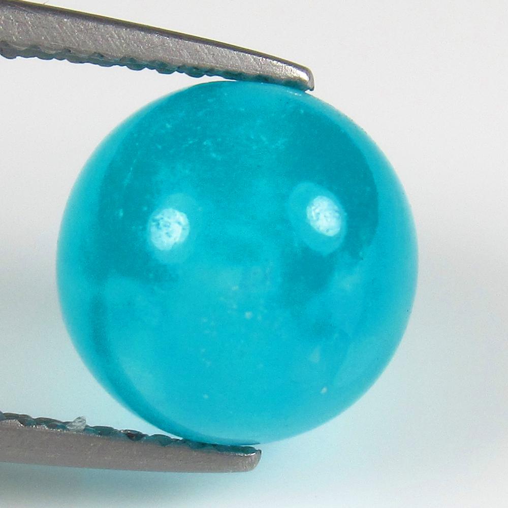 Natural Amazonite Beads - 6.72 Ct: No Reserve! Title: Natural Amazonite Beads - 6.72 Ct Origin: Brazil Weight: 6.72 Size/Dimensions: 11.0 x 11.0 mm Additional Information: Pieces : 1 No's / Shape : Round Drilled / Color : Blue / Clarit