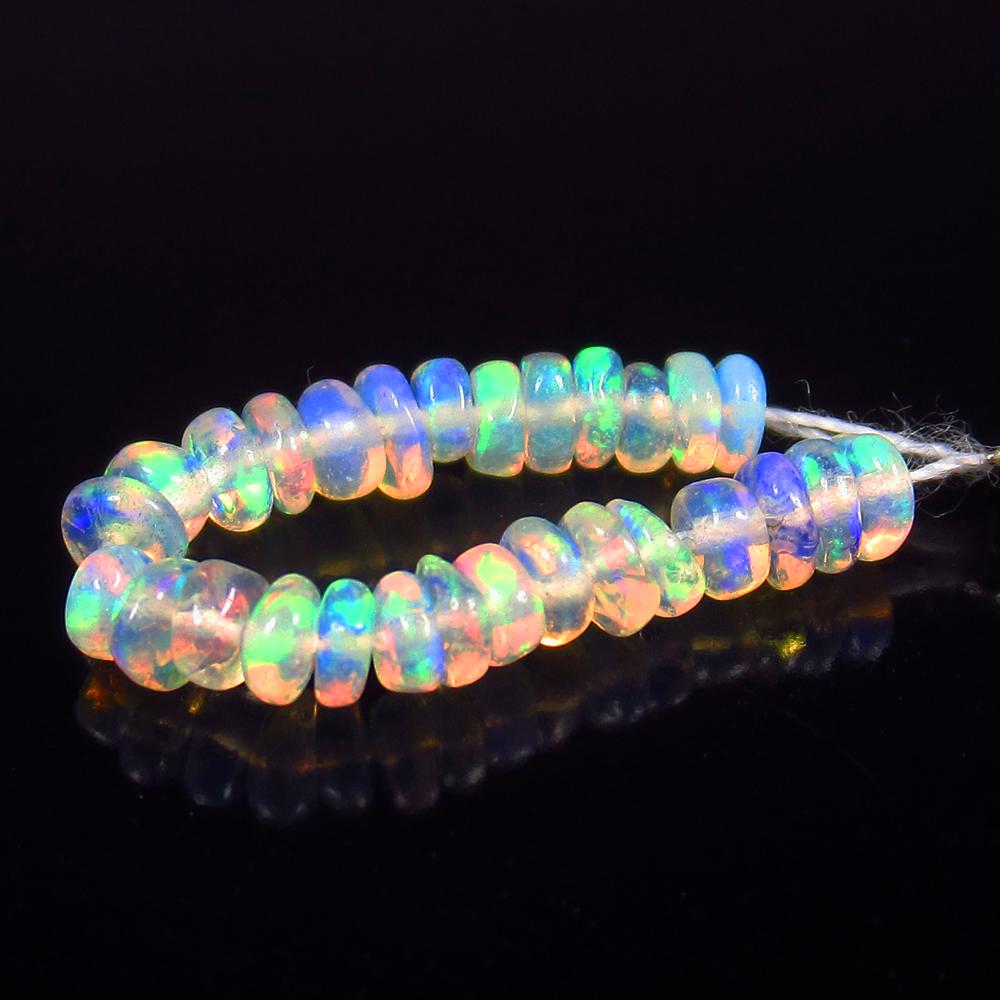Natural Multicolor Opal Beads - 1.37 Ct (1 of 2)