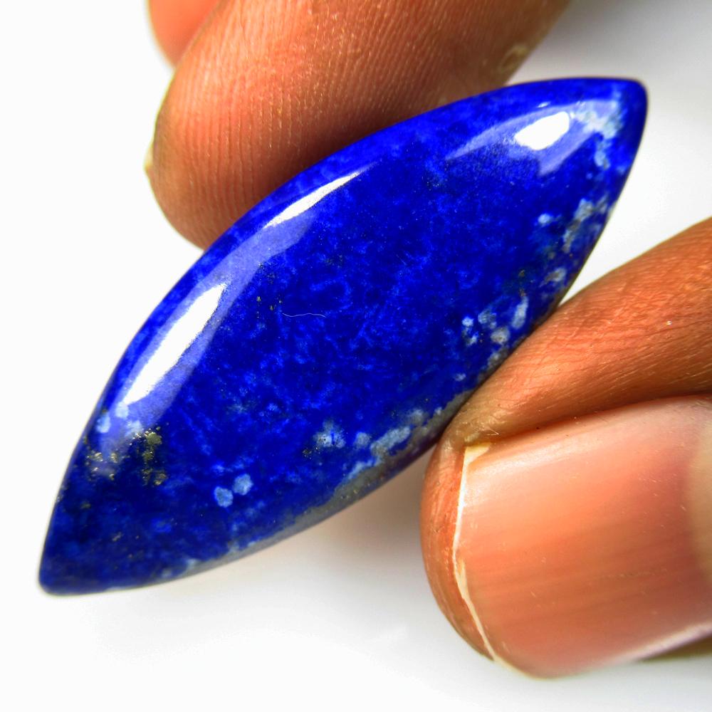 87.10 Ctw Natural Blue Lapis Marquise Cab (1 of 2)