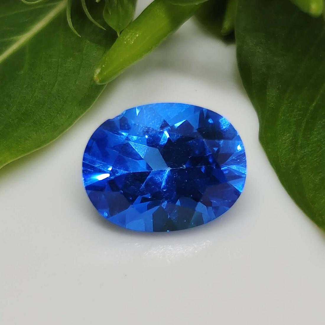 2.20 ct Rare Natural Electric Blue Topaz-Top Grade (1 of 2)