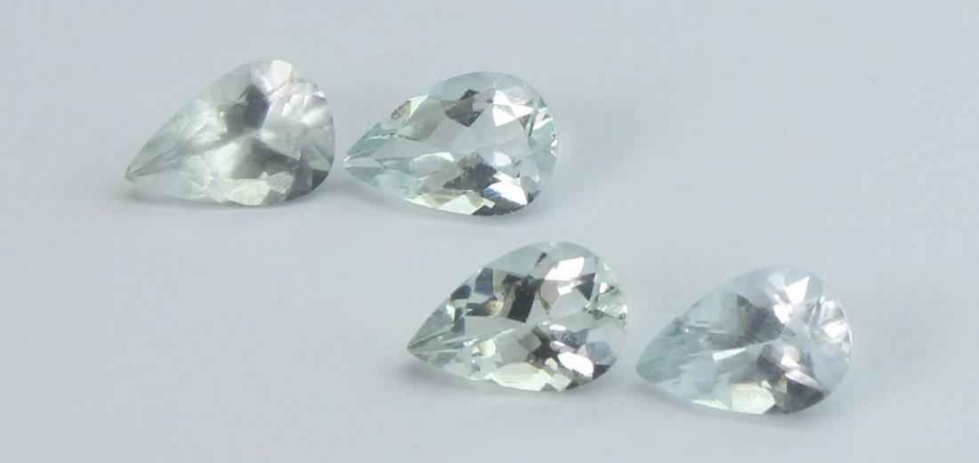 1.30 Cts Natural Aquamarine Lot: No Reserve! Title: 1.30 Cts Natural Aquamarine Lot Additional Information: Gemstone : Natural Aquamarine Origin : Australia Weight : 1.30 carats Dimensions : 6x4 mm, Shape : Pear Cut Color : Blue Numb
