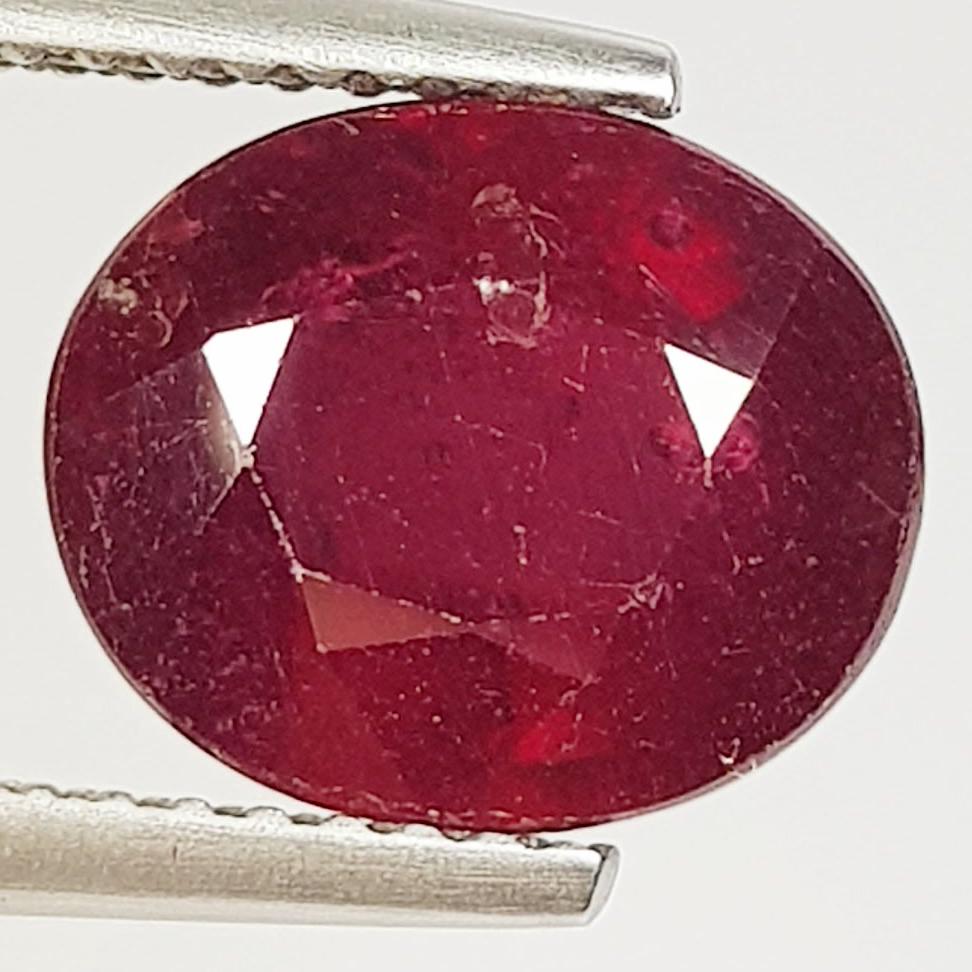 4.12 ctz" Beautiful Collection " Natural Red Ruby (1 of 4)