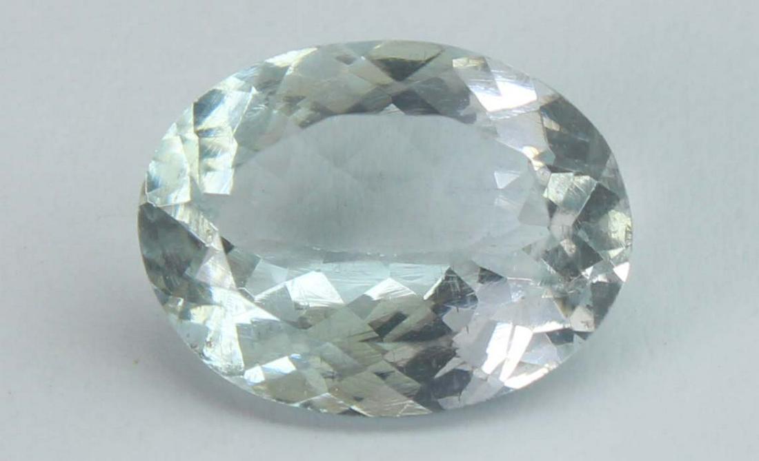 1.54 Cts Natural Aquamarine: No Reserve! Title: 1.54 Cts Natural Aquamarine Additional Information: Gemstone : Natural Aquamarine Origin : Australia Weight : 1.54 carats Dimensions : 9x7 mm Shape : Oval Cut Color : Blue Treatment