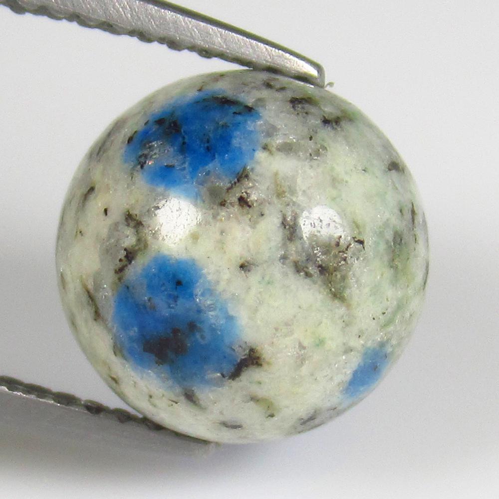 Natural Agate Beads - 7.30 Ct: No Reserve! Title: Natural Agate Beads - 7.30 Ct Origin: Brazil Weight: 7.3 Size/Dimensions: 11.0 x 11.0 mm Additional Information: Pieces : 1 No's / Shape : Drilled Round / Color : Blue / Clarity : O