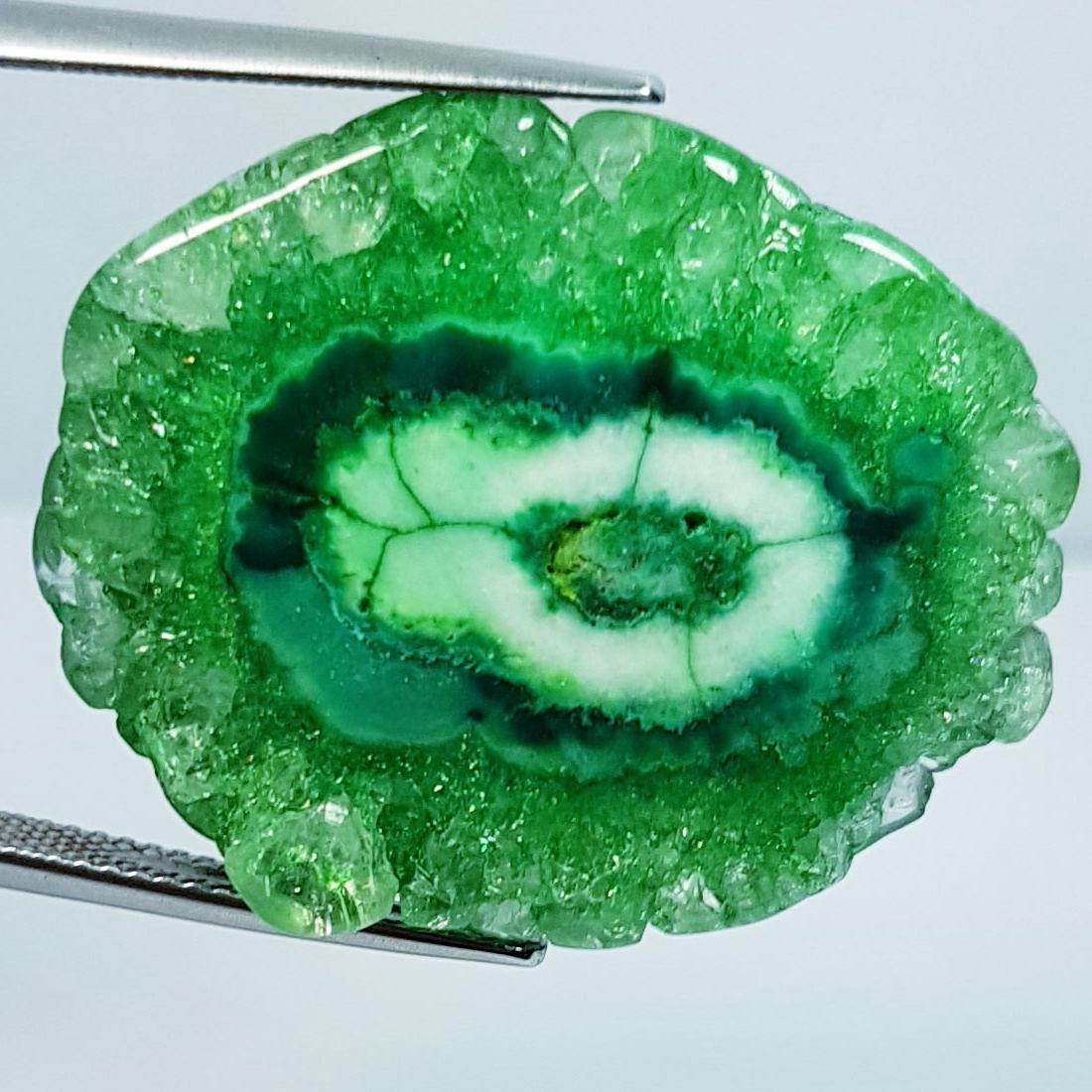 39.90 ctz" Fine Collection NaturalGreen Solar Fossile (1 of 4)