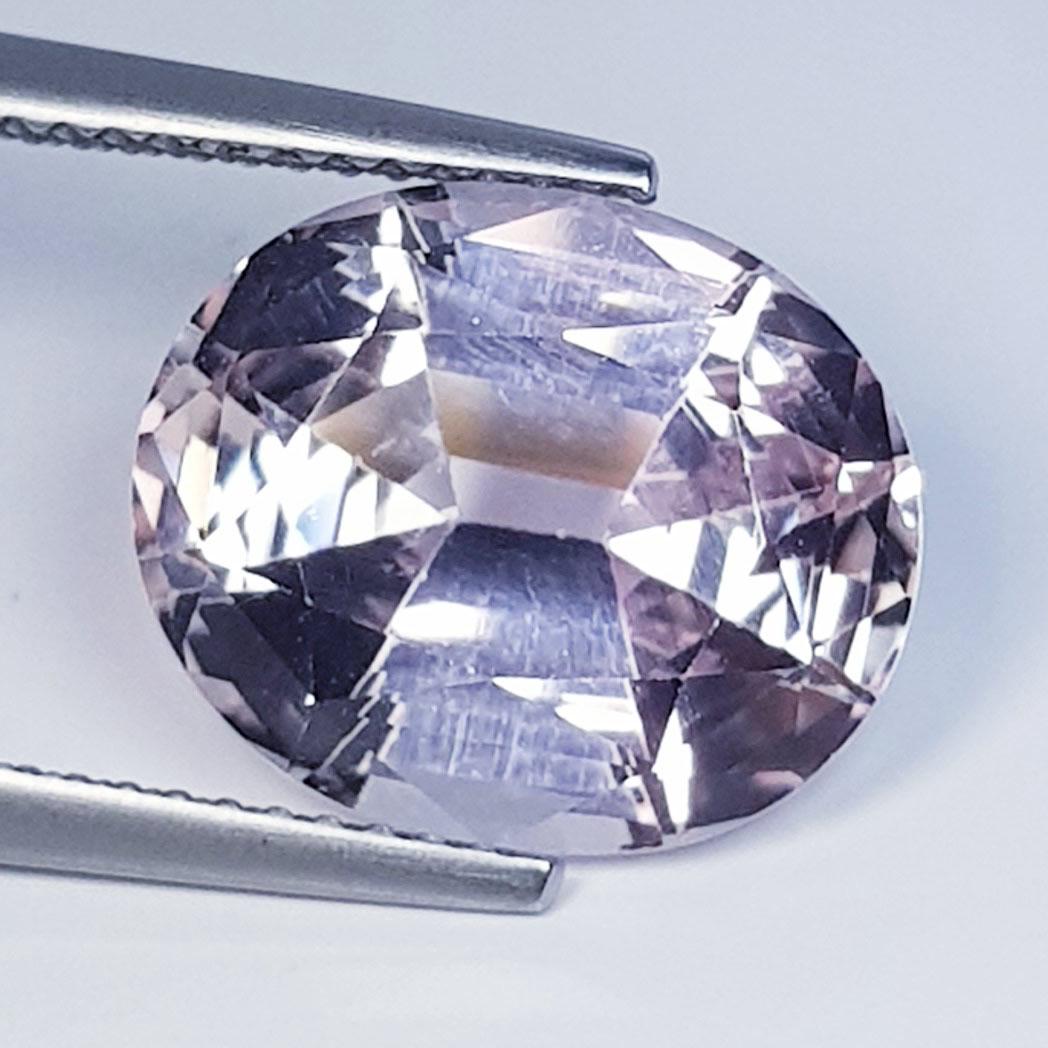 7.73 ctz " Rare Radiant Cut " Natural Pink Kunzite (1 of 4)