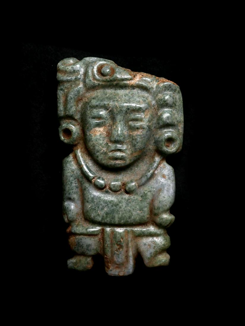 FINE MAYAN FIGURINE - PRECOLUMBIAN (1 of 2)