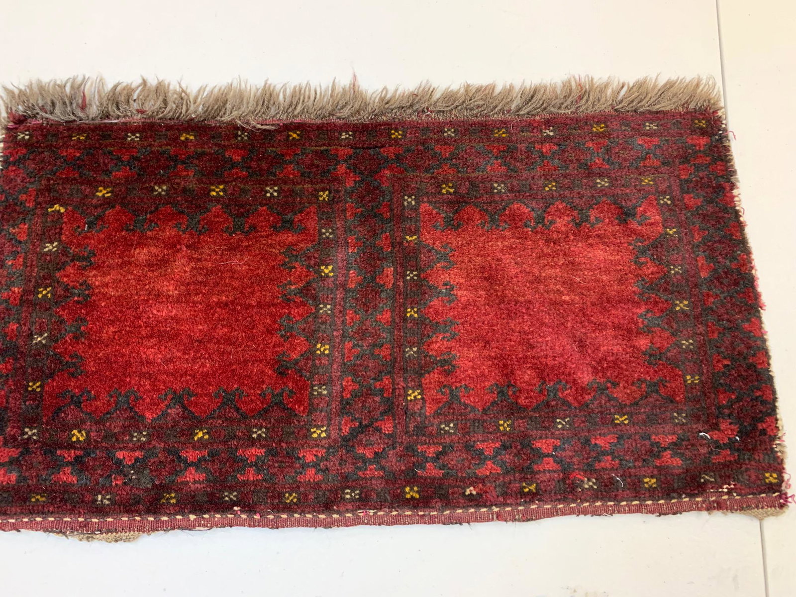 Hand Knotted Persian Turkman Rug 1.2x2.4 ft #110 (1 of 5)