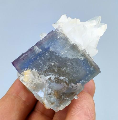 29 Gram Beautiful Natural Green Cap Tourmaline With Albite  Specimen (1 of 7)