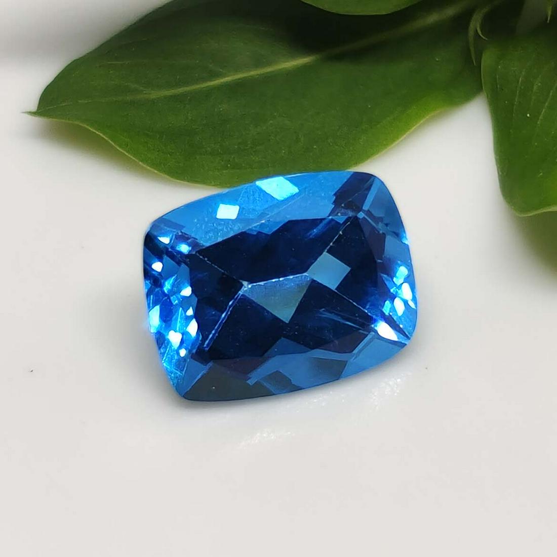 2.64 ct Rare Natural Electric Blue Topaz-Top Grade (1 of 2)
