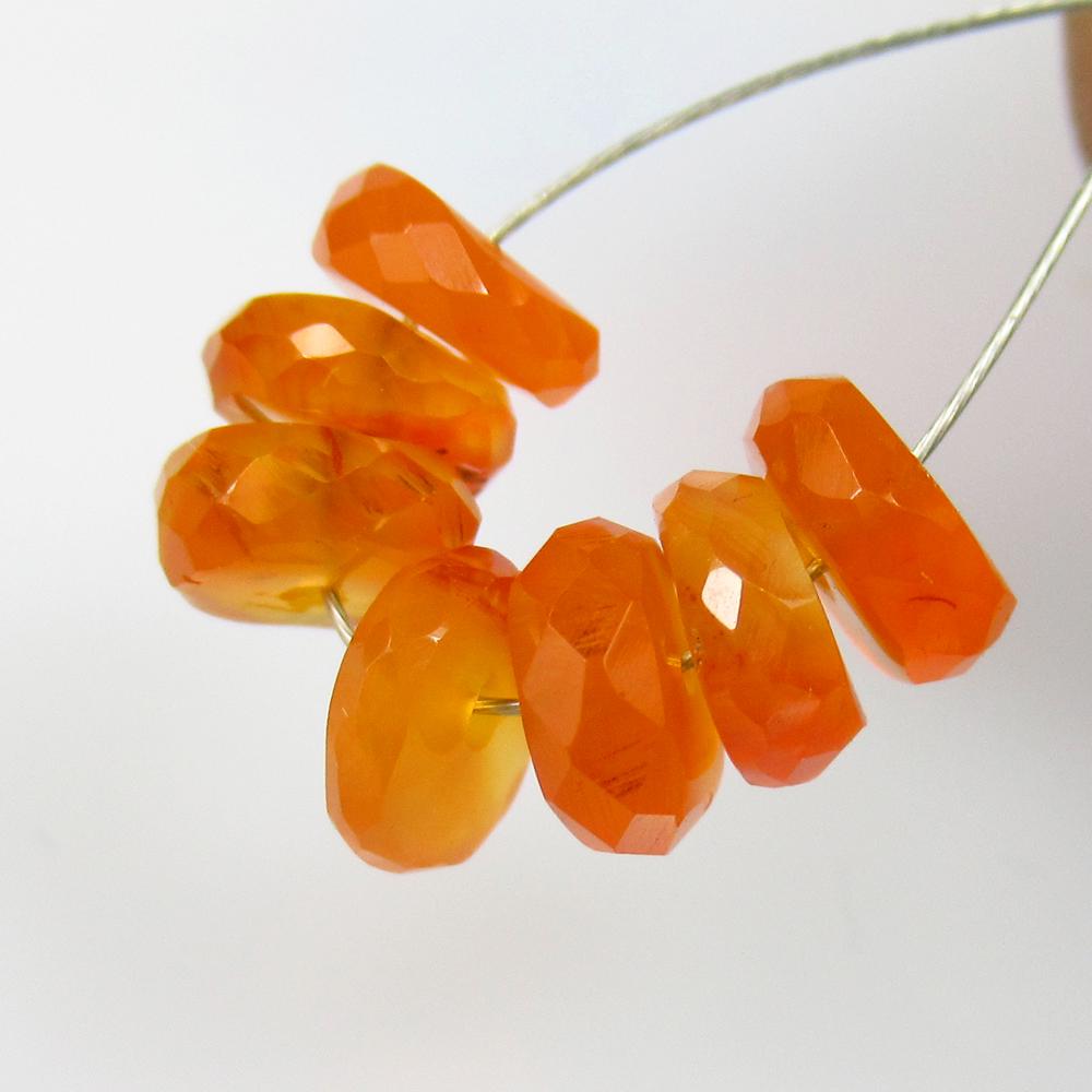 4.64 Ctw Natural 7 Drilled Orange Carnelian Round Beads: No Reserve! Title: 4.64 Ctw Natural 7 Drilled Orange Carnelian Round Beads Stone Clarity: Semi-Transparent Gemstones: Natural Carnelian Beads Carat Weights: 4.64 Size/Dimensions: 5.80 - 6.20 mm / 7 Pc
