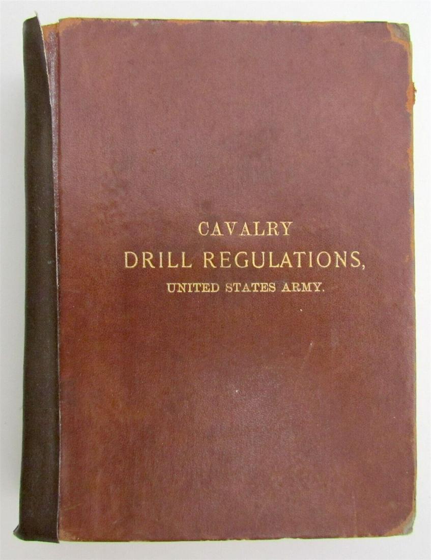 1896 CAVALRY DRILL REGULATIONS antique AMERICANA illustrated (1 of 12)