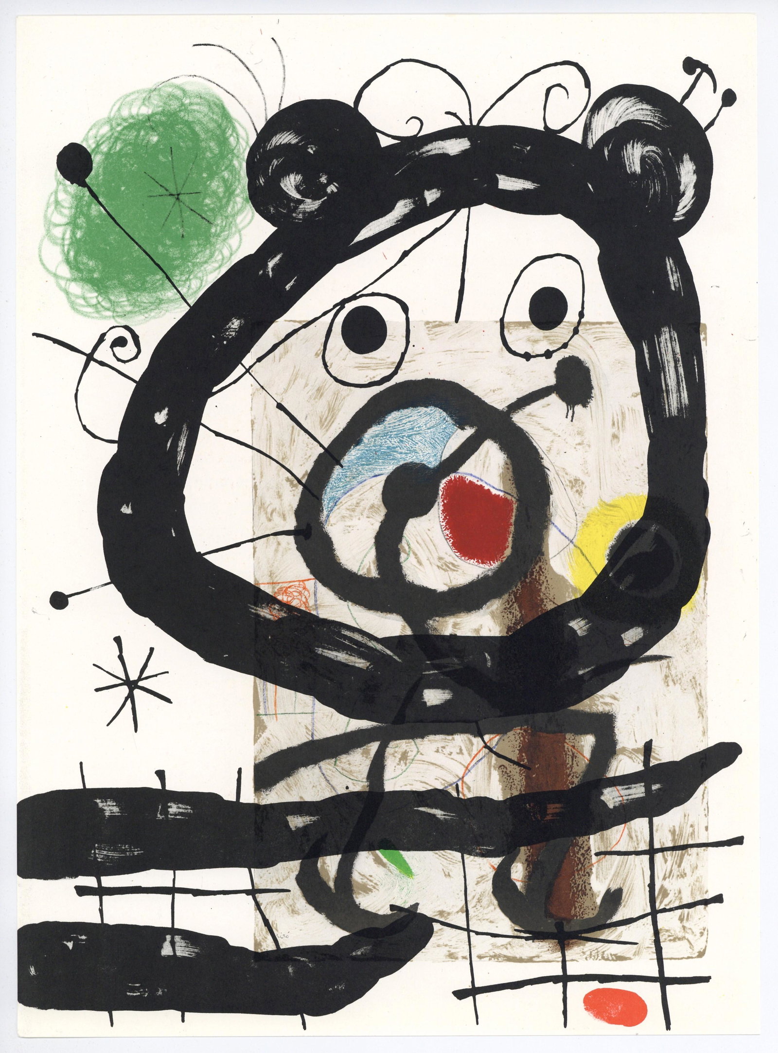Joan Miro original lithograph, 1965 (1 of 1)