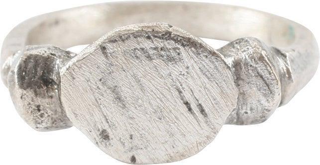 MEDIEVAL EUROPEAN GIRL'S BETROTHAL RING, SIZE 6 1/4 (1 of 4)