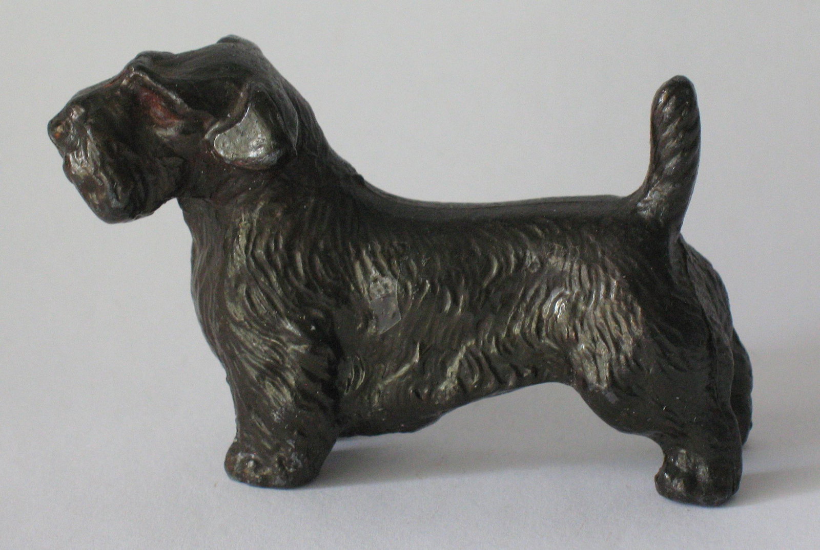 Vintage Cast Metal Scottie Dog Paper Weight (1 of 2)