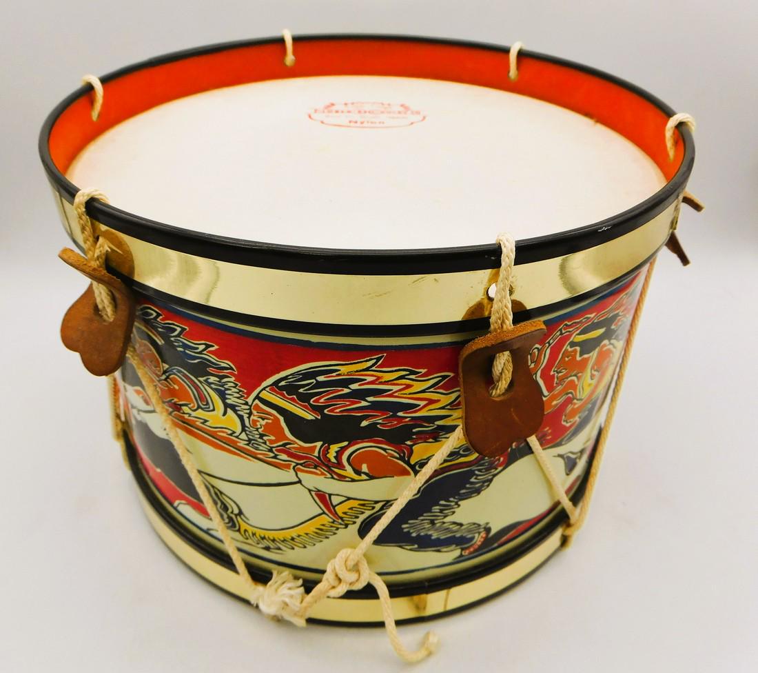 ORIGINAL 1930'S Litho TOY DRUM HORSES & INDIANS (1 of 7)