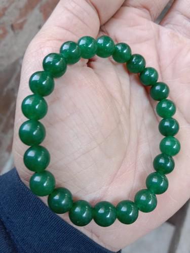 90.25 Carat green jade Round- Balls Adjustable Bracelet (1 of 4)