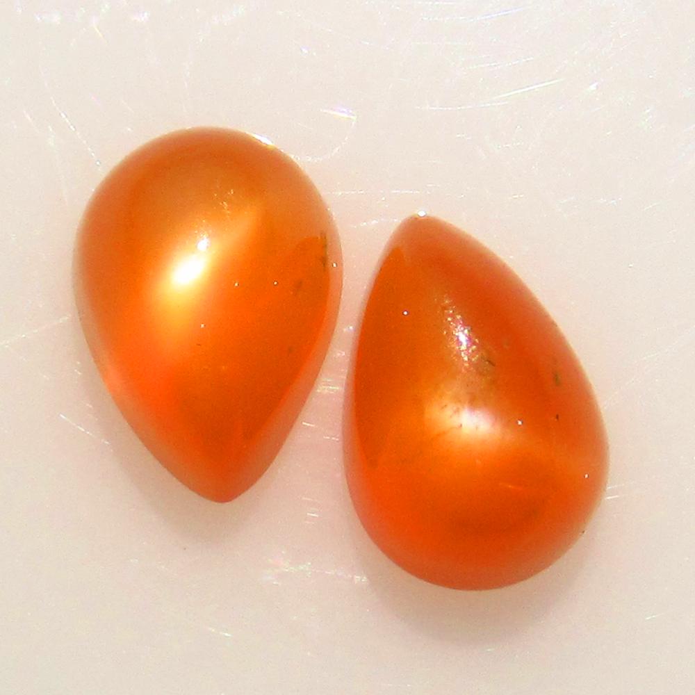 Natural Orange Moonstone Pair - 1.97 Ct (1 of 2)
