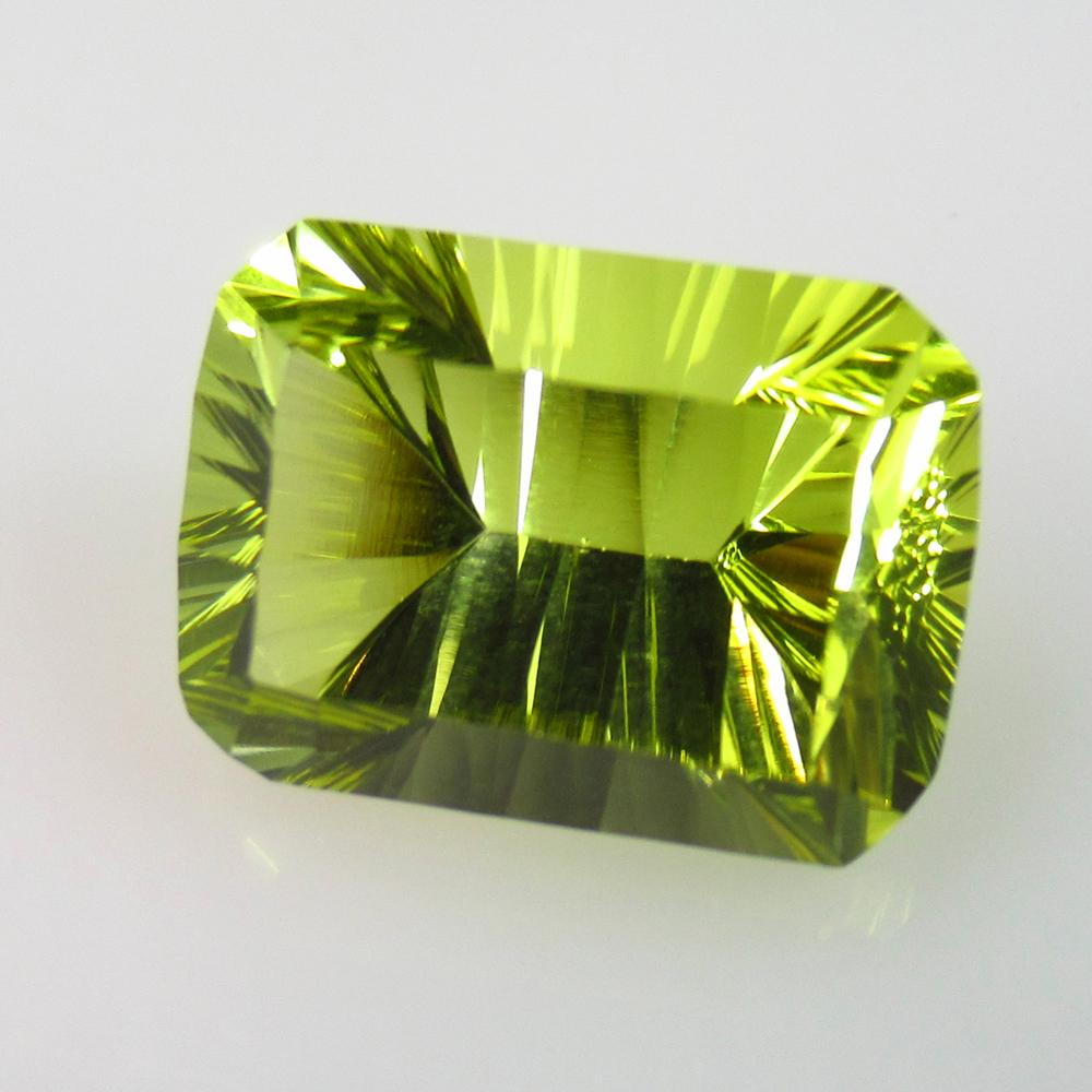 8.77 Ctw Natural Lemon Quartz Concave Cut: No Reserve! Title: 8.77 Ctw Natural Lemon Quartz Concave Cut Stone Clarity: VVS Gemstones: Natural Lemon Quartz Carat Weights: 8.77 Size/Dimensions: 14.30 x 10.40 x 8.80 mm Additional Information: Goo