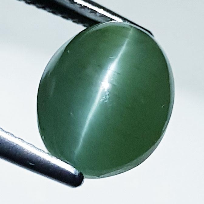 8.35 ctz" Rare Alexandrite Color Gem" Natural Apatite Cat's Eye (1 of 4)