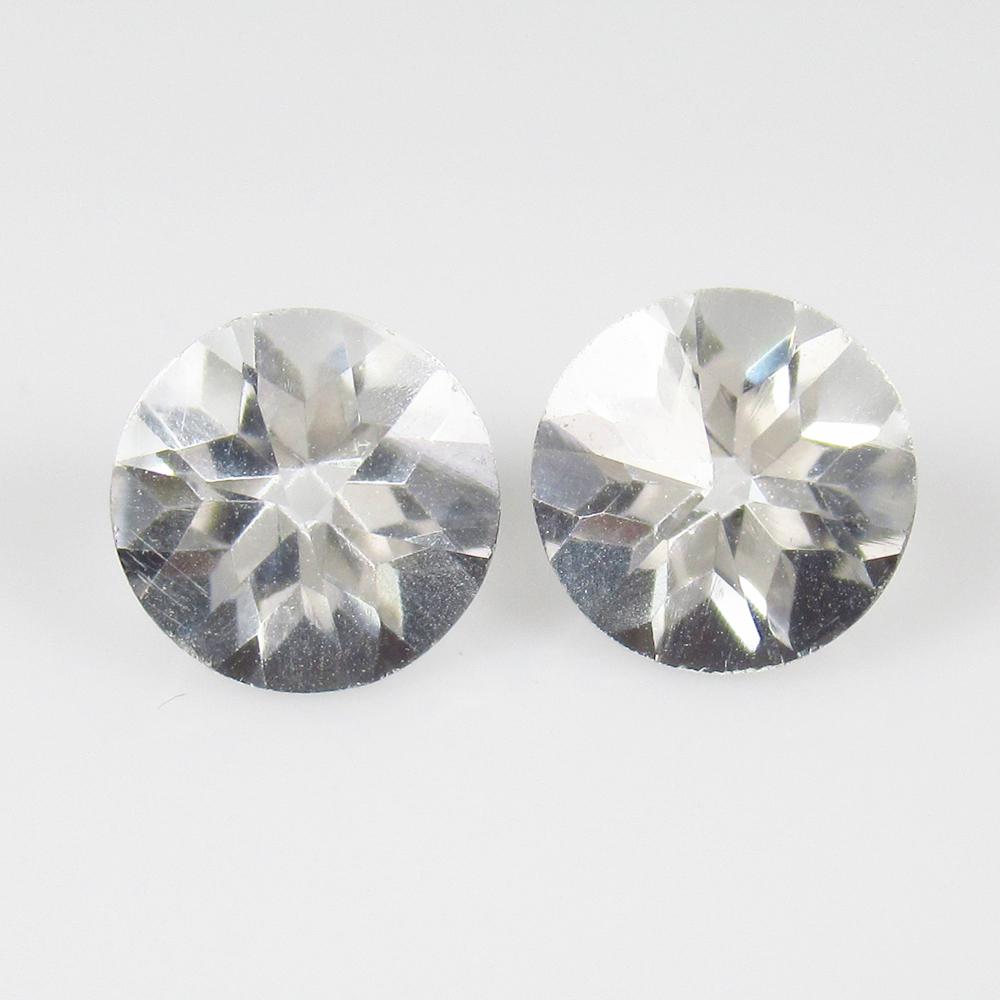 Natural White Topaz Pair - 2.25 Ct (1 of 2)