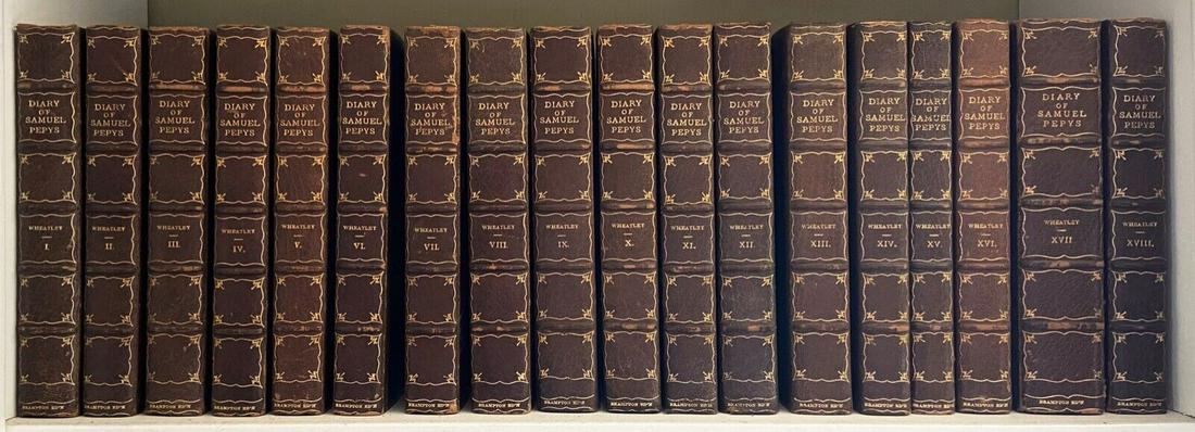 The Diary of Samuel Pepys 18 Volumes Illustrated Brampton Edition (1 of 11)