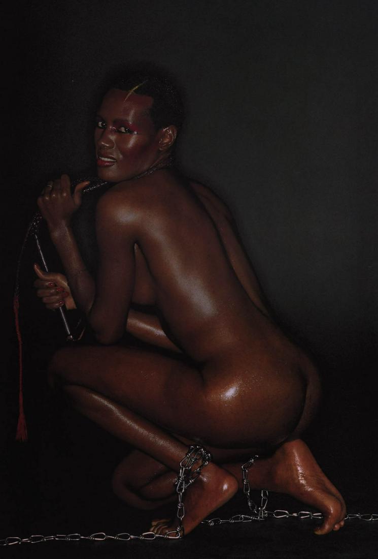 HELMUT NEWTON - Grace Jones, Paris, 1978 (1 of 1)