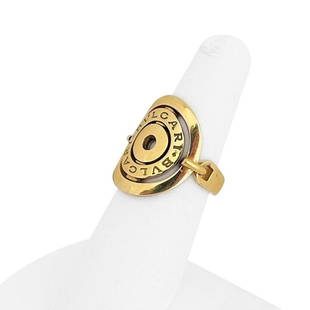 Bvlgari 18k Yellow Gold Astrale Cerchi Ring Italy Size 6: Details Condition: Excellent Condition, Professionally Cleaned and Polished Metal: 18k Gold (Marked, and Professionally Tested) Weight: 11.8g Face Measurements: 22mm by 19mm Band Width: 3mm 