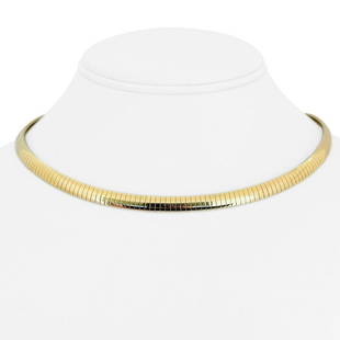 14k Yellow Gold 31.4g Solid Ladies 6mm Omega Link Collar Necklace Italy 16": Details Condition: Excellent Condition, Professionally Cleaned and Polished Metal: 14k Gold (Marked, and Professionally Tested) Weight: 31.4g Length: 16 Inches Width: 6mm Closure: Box Tab