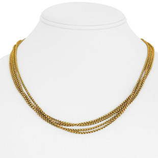 19k Portuguese Yellow Gold 27g Long Thin 2mm Rolo Cable Link Chain Necklace 72": Details Condition: Excellent Condition, Professionally Cleaned and Polished Metal: 19k Gold (Professionally Tested) Weight: 27g Length: 72 Inches Width: 2mm Closure: None - Slip Over Markings: