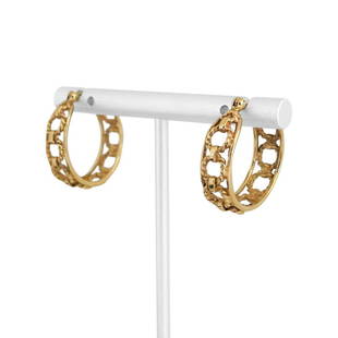 14k Yellow Gold 6.8g Ladies Open Rope Design Hoop Earrings: Details Condition: Excellent Condition, Professionally Cleaned and Polished Metal: 14k Gold (Marked, and Professionally Tested) Weight: 6.8g Length: .9 Inches Width: .9 Inches Closure: Snap